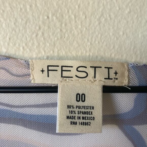 Torrid Festi Cropped Mesh Exposed Seam Top 00 in Multi Color - Picture 7 of 12